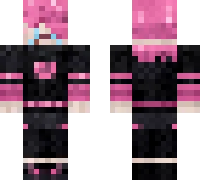 emo cry pink girl